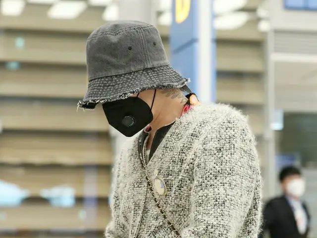 G-DRAGON (BIGBANG) returned to Korea after completing his overseas schedule.7th, Incheon Internation
