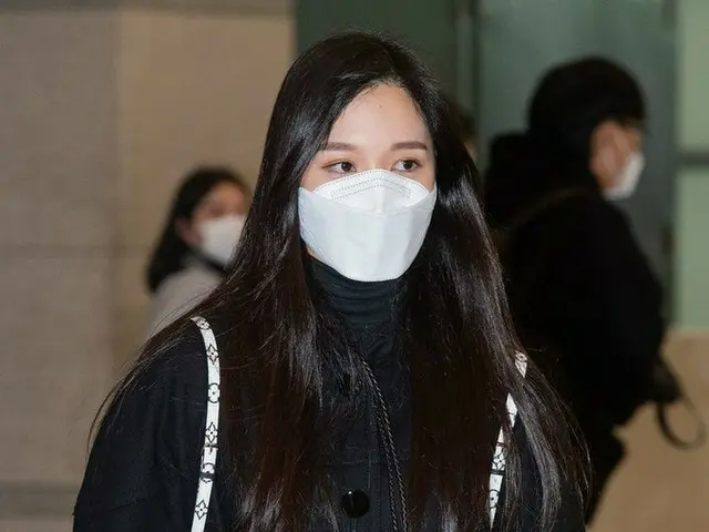 TWICE Mina arrives at Incheon International Airport. . . 