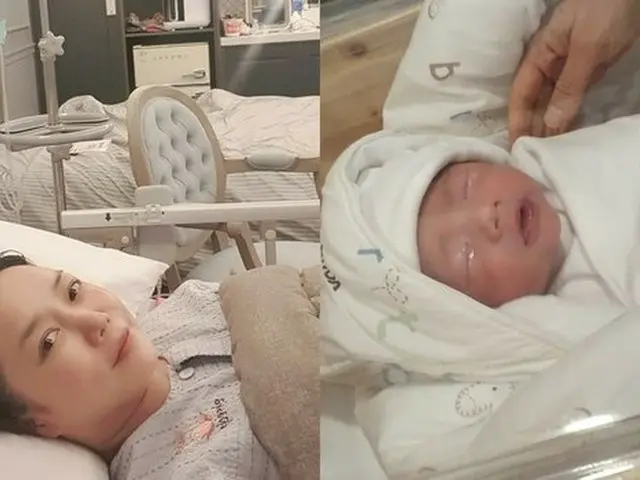 Actress Jung Jong-a, who has had three miscarriages in the past, has a first chi