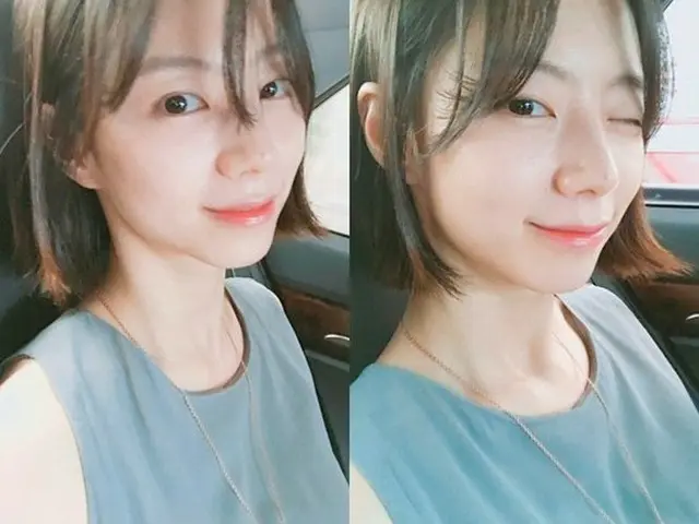 Actress Park Suzyen, updated SNS. Clear beauty full of beauty.