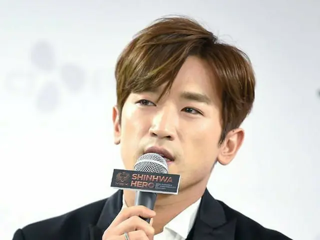 SHINHWA Lee min woo, reporting that he was hospitalized due to a trafficaccident. A dump truck colli