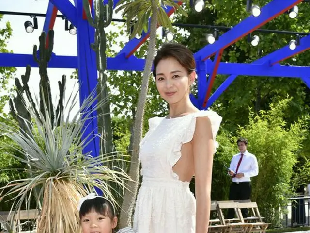 Choo sarang With Saran and Mama SHIO, get well! At the 2018 summer collectionshow of Jardin des Plan