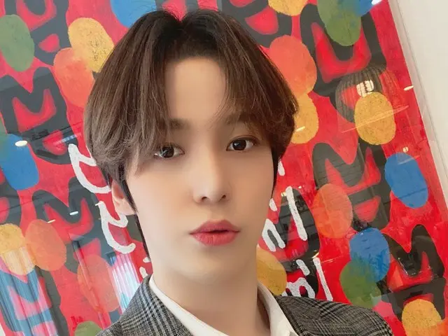 [T Official] ATEEZ, [#Yuno] Thanks to this teeny, I am happy today as well ☺🌹  