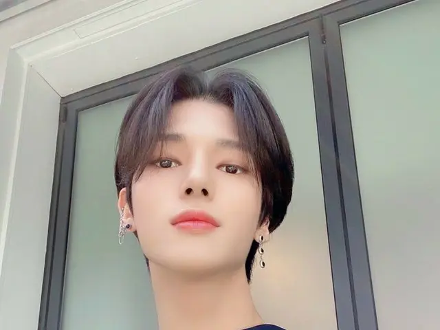 [T Official] ATEEZ, [#Wooyoung] The weather is good, this Tini 👏  #ATEEZ #ATEEZ