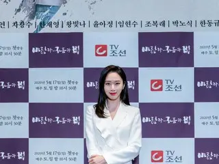 Actress Ko SungHee, participating in the production presentation of TV Series "W