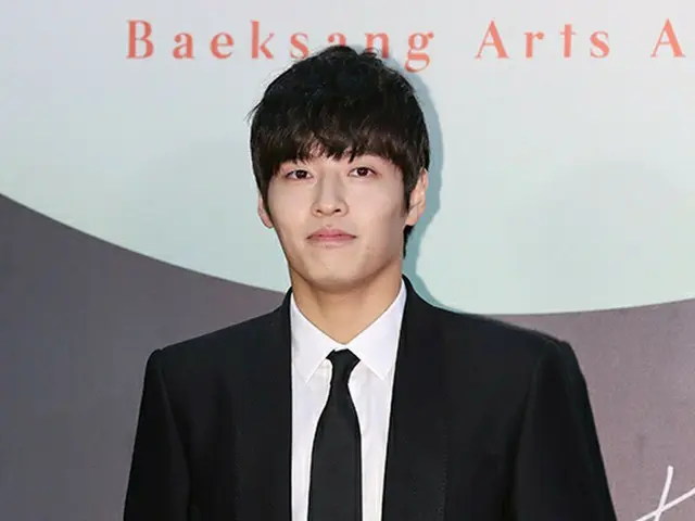 Actor Kang HaNeul participates in the "56th Baeksang Art Award" red carpet event