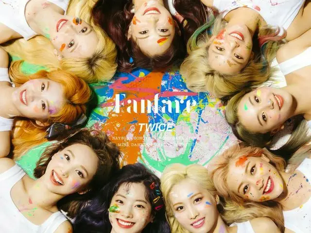 TWICE released new Japanese single "Fanfare" and MV at 00:00 on the 19th.  At 1a