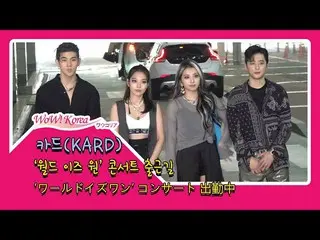#KARD arrive to today's concert "World is One"  From @YouTube.   