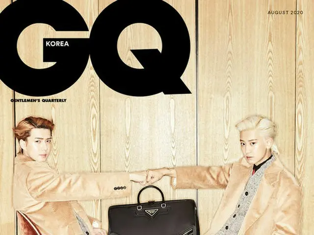 "EXO" SEHUN & CHANYEOL, photos released. August issue of "GQ KOREA".
