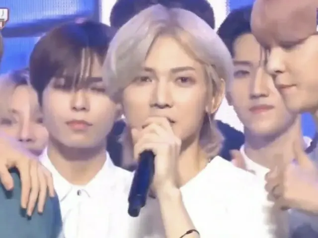 #ATEEZ, today's #1. Second win, "SHOW CHAMPION". 