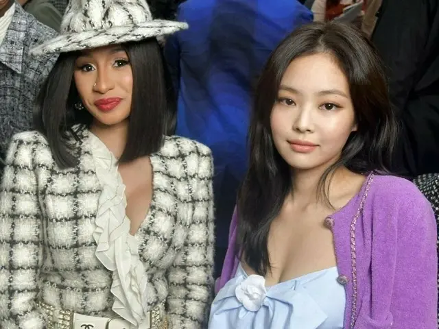 Two-shot with #BLACKPINK JENNIE and American singer "Cardi B" is Hot Topic in Ko
