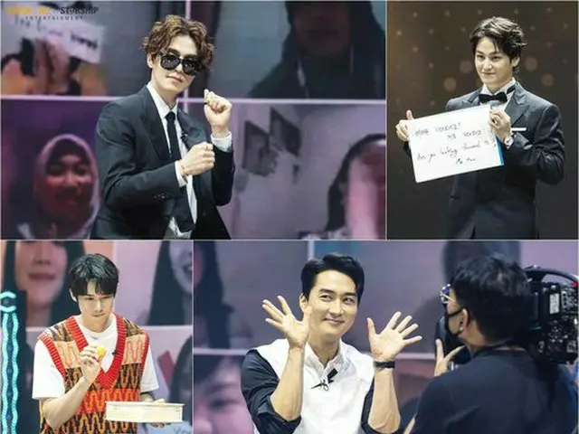 Actors Song Seung Heon, Lee Dong Wook, Yoo YeonSeock, Lee, GwangSu, Kim Bum,Online Fan Meeting ”Tik