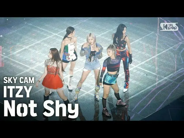 [Official sb1] [Air cam 4K] ITZY "Not Shy" (ITZY Sky Cam) │ @SBS Inkigayo_2020.0