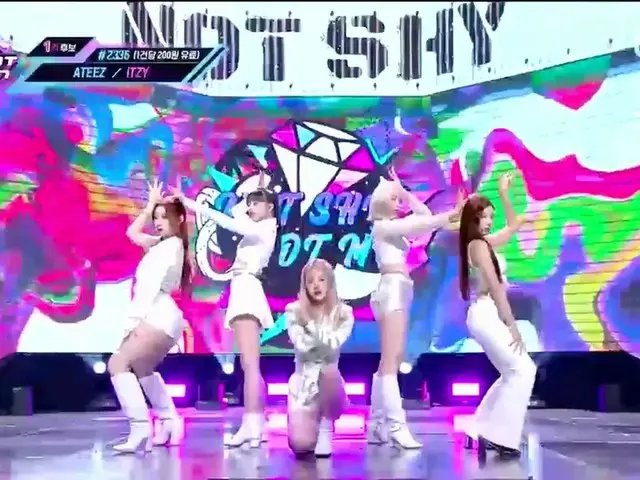 #ITZY, today's No. 1 candidate.