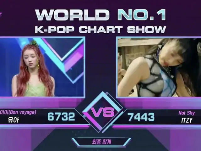 #ITZY, today's number one. .. Music Program "M COUNTDOWN". 