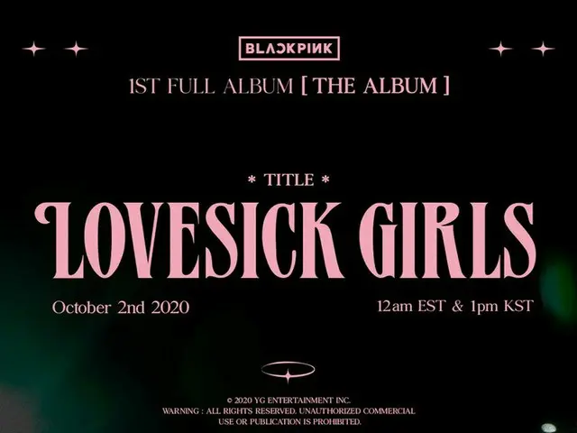 [D Official yg] #BLACKPINK "Lovesick Girls" TEASER POSTER  1st FULL ALBUM "THE A