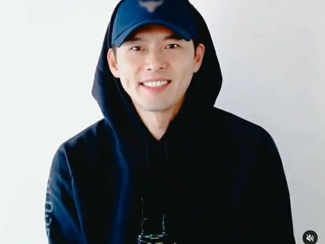 Actor Hyun Bin thanks fans for celebrating his birthday with a video letter.  