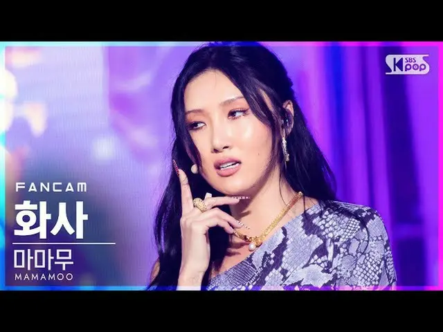 [T Official] MAMAMOO, [#Hwasa] [TV 1 row Fan Cam 4K] MAMAMOO Hwasa "AYA (FanCam)