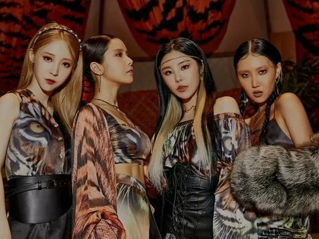 MAMAMOO's new mini album "TRAVEL" topped 120,000 sales in the first week. Update