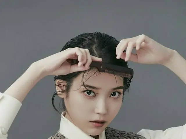 IU, photos from GQ. In a mannish style.