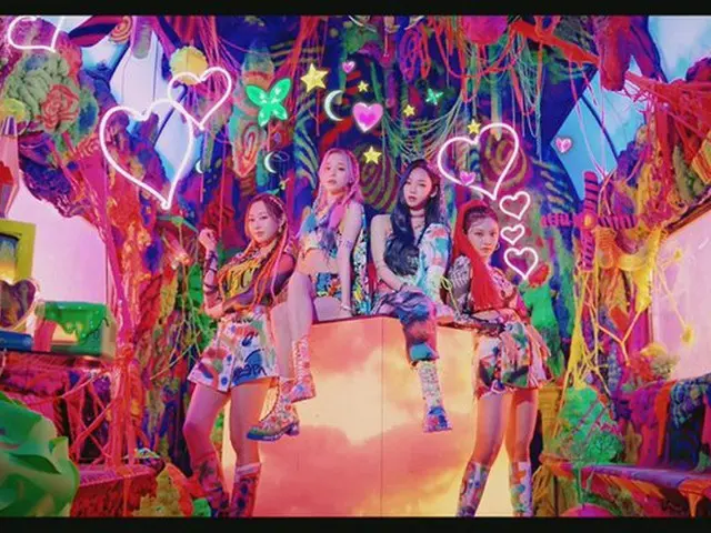 SM's new girl group aespa's debut single "Black Mamba" has exceeded 50 million M