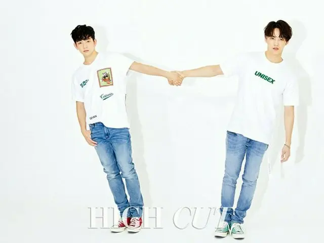 JJ Project, released pictures. Magazine HIGH CUT.