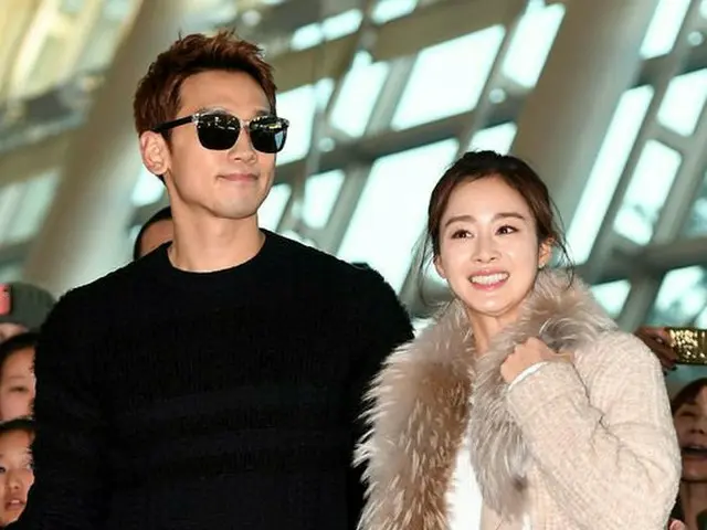 Actress Kim Tae Hee, gift of catering cars to shoot site of husband Rain. Rainis currently filming t
