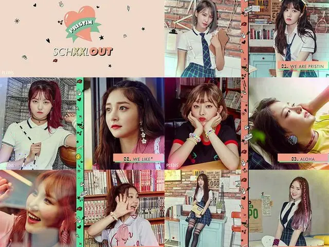 PRISTIN, Highlights Medley of the new album ”SCHXXL OUT” released. Membersparticipate in full songwr