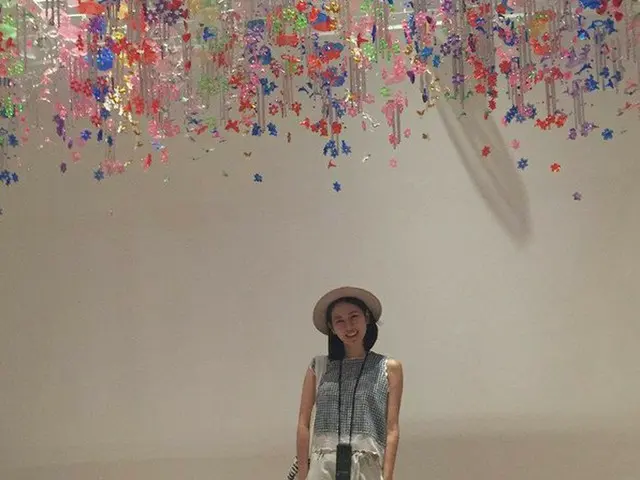 Son Ye Jin, Updated SNS. ”MORI Art museum” in Japan