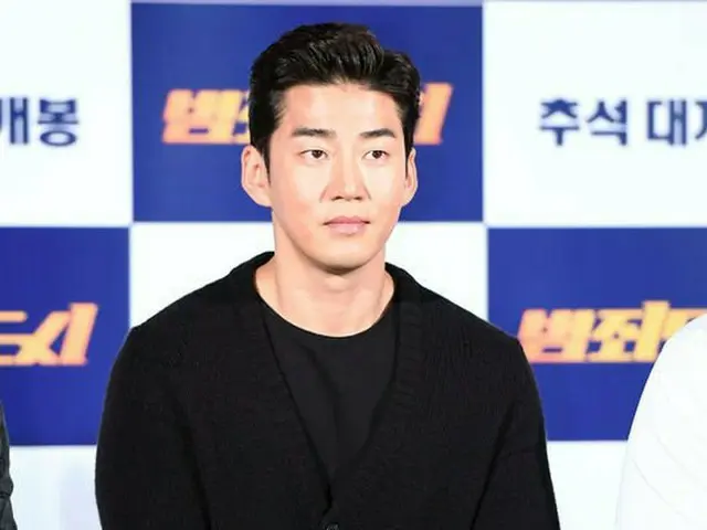Actor Yoon Kye Sang attended the publicity event for movie ”Crime City”.