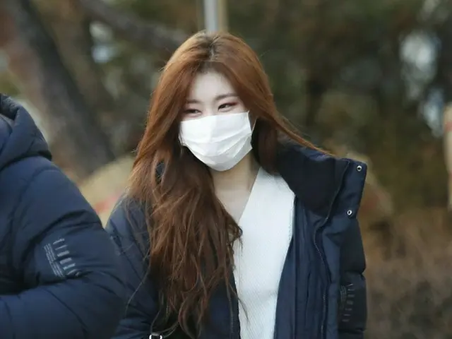 ITZY Chaeryeong returning home after finishing the pre-recording of KBS "Gayo Da