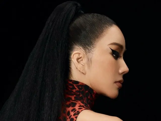 Hot Topic is a concept photo of singer Um Jung Hwa. 51-year-old charisma. On the