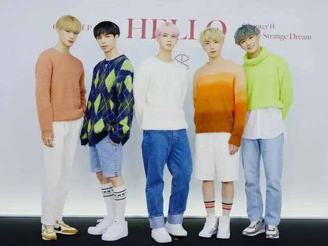 CIX holds a press conference for their 4th EP album "HELLO Chapter Ø.'Hello, Str