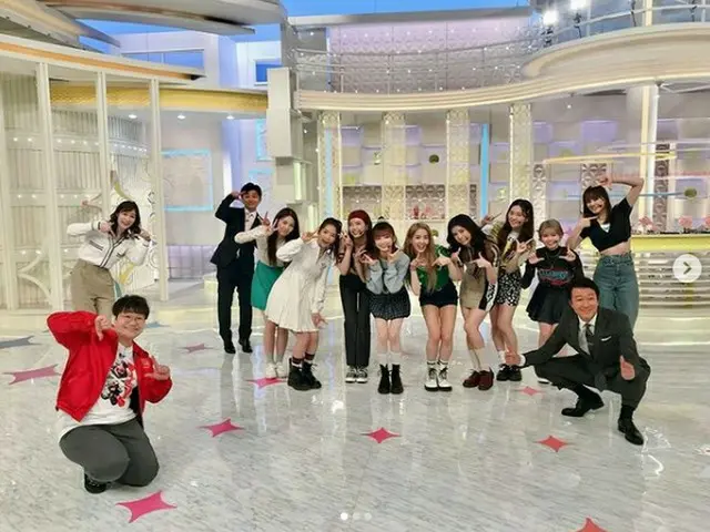 "Harisenbon" Haruna Kondo released a shot with "NiziU" on SNS. .. ..