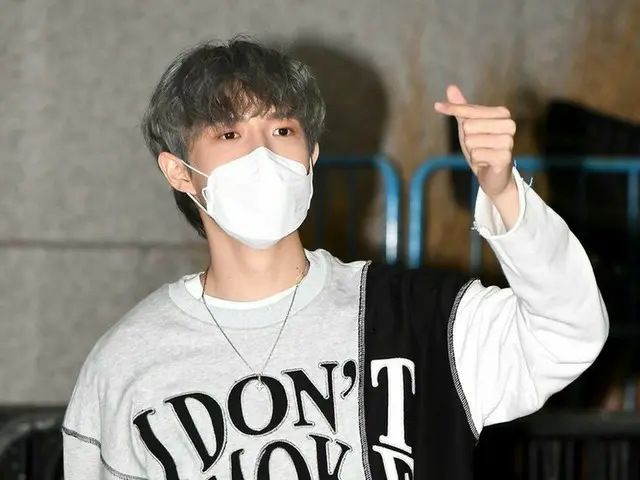 WANNA ONE former member KIM JAE HWAN attends the pre-recording of "SHOW CHAMPION