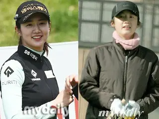 Korean female professional golfer Lee Se-hee resembles actress Shim Eun Ha_ when