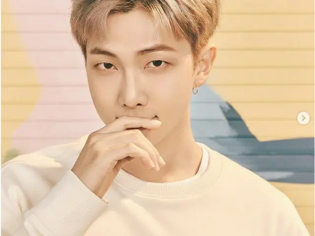 RM, FILA KOREA's SNS released photos of FILA X BTS Dynamite Collection. .. ..