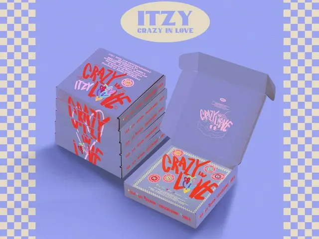 [T Official] ITZY, ITZY The 1st Album<CRAZY IN LOVE> Get "US ONLY Ver." Recordst