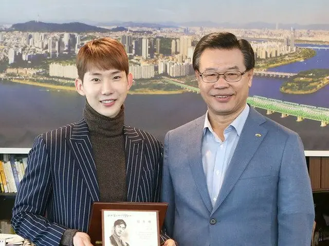 2 AM Jo Kwon, selected to be the public relations ambassador of Yongsan Ward(Yongsang).