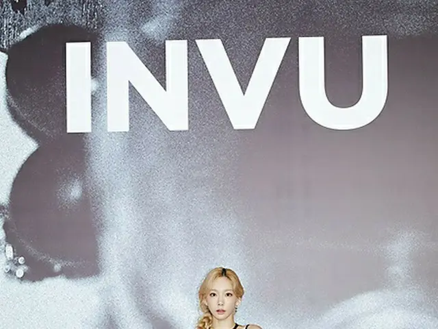 Tae Yeon (SNSD (Girls' Generation)) attends the press conference for the 3rdalbum ”INVU”. .. ..