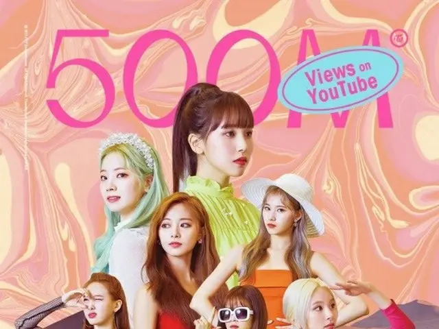 TWICE, "FANCY" MV has been played more than 500 million times. .. ..