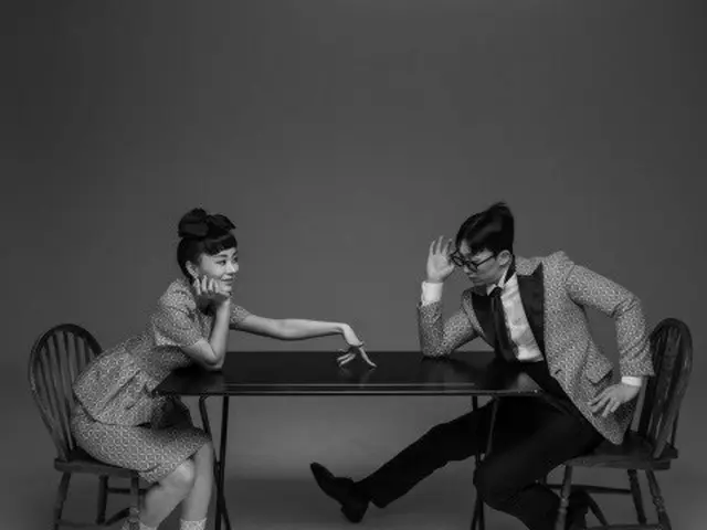 Hoon (U-KISS) & Hwang Ji-sung (former Girl's Day) released the wedding photos. .