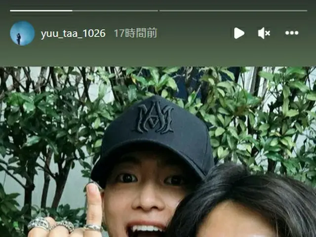 "NCT 127" Yuta and "BE: FIRST" RYOKI released a couple ring two-shot photo.  It 