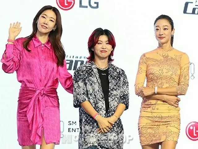 Han Hye Jin, Aiki, and Choi Yei Jin attended the production presentation of thedigital fitness conte