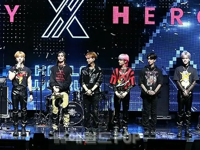 Xdinary Heroes holds a press conference for their 1st mini album ”Hello,World!”. .. ..