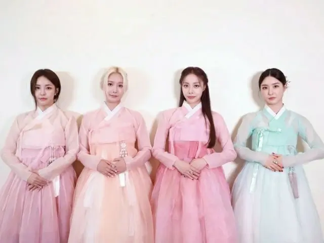 Brave Girls revealed Hanbok(Korean traditional costume) for Chuseok (mid-autumncelebration). . .