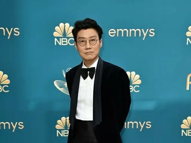 'Squid Game' director Hwang Dong-hyuk won the Emmy Award for Best Director. . .