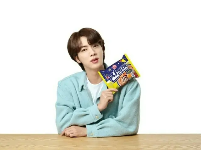 "Jin Ramen" (Ottogi), released the advertising photos with JIN(BTS). . .