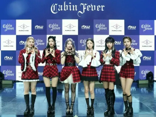PURPLE KISS held a showcase for their 5th mini album "Cabin Fever". . .