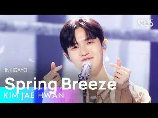 【 Official sb1】 KIM JAE HWAN_ (KIM JAE HWAN_ ) - Spring Breeze 人気歌謡 _  inkigayo 